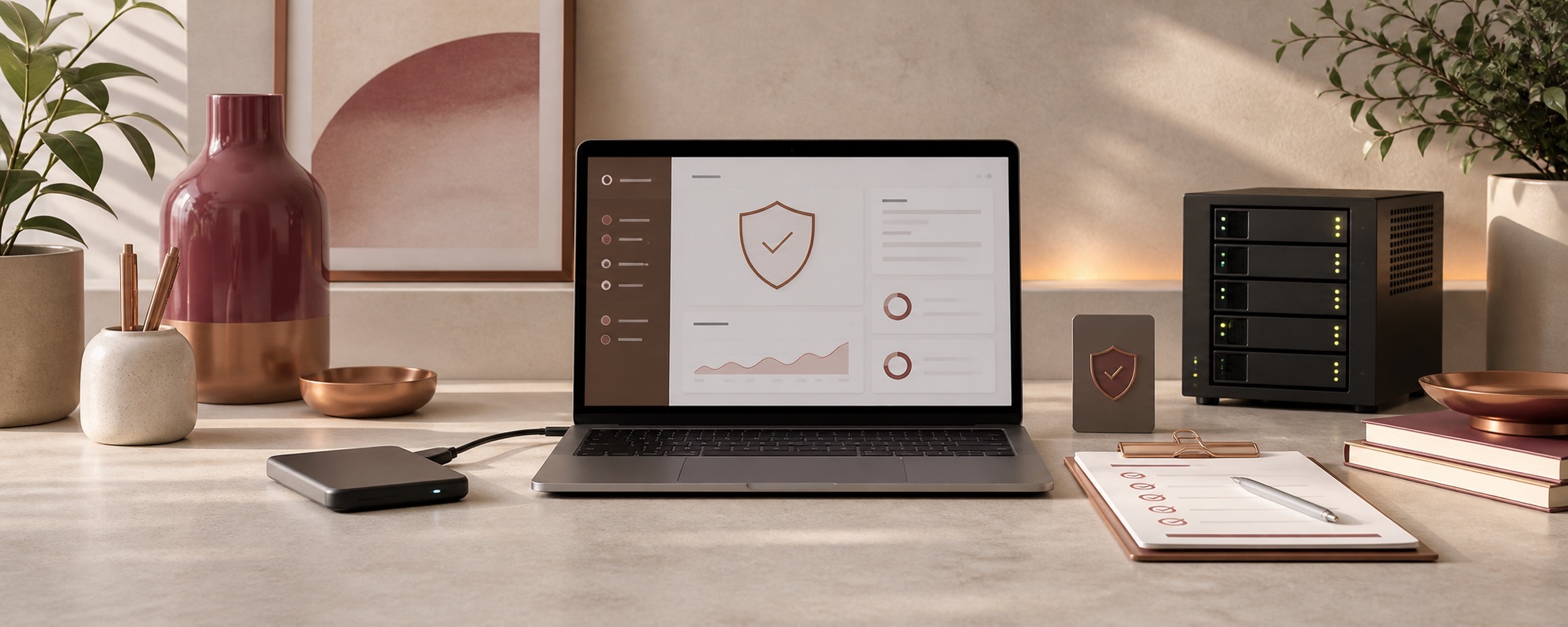 Website maintenance, security monitoring, backups and hosting workspace