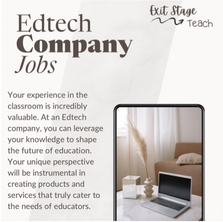 Exit Stage Teach original social media post