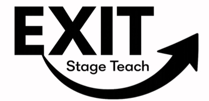 Exit Stage Teach original logo design