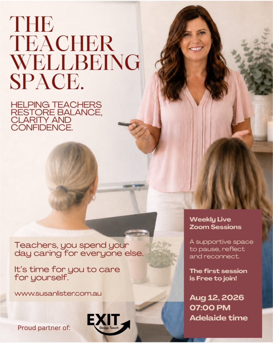 Teacher Wellbeing Space original print or digital artwork